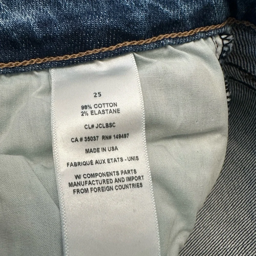 FAVORITE DAUGHTER Jeans High Rise Slim Straight Denim Size 25 NWT $198 MSRP NEW - Picture 15 of 17